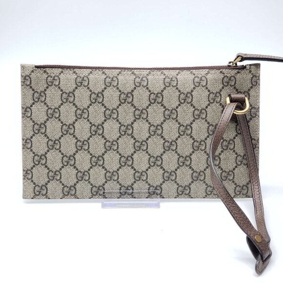 Authentic Gucci Pouch/Wristlet Canvas Bag lux200-10292024 - Picture 1 of 8